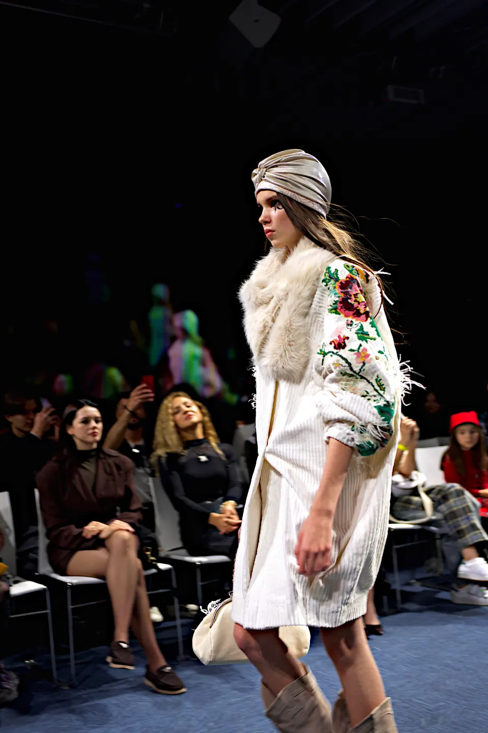 Embroidery and fur